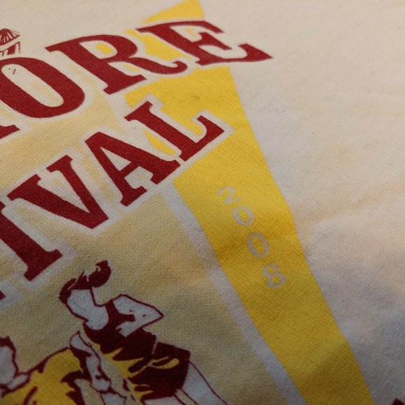 BALTIMORE OHIO FESTIVAL 5K White Graphic Tee MED. - Picture 3 of 5